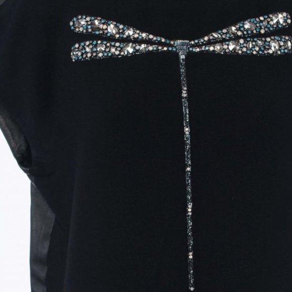 Thakoon dragonfly dress Leather panel back. NWT - Picture 7 of 9